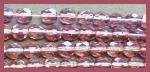 Czech Glass: Faceted Firepolished Rounds 6mm Amethyst, 15 - 16 inches