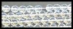 Czech Glass: Faceted Firepolished Rounds 8mm Crystal, 15 - 16 inches