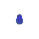 Czech Glass: Firepolished Teardrops 5 x 7mm Cobalt, about 100 beads