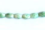 Faceted Rice:   5 x 7mm Jadeite Strands 15 - 16 inches