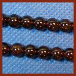 Rounds: Garnet  6mm by the Strand 15 - 16 inches