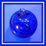 Gazing Ball3: Small GB1153 Hanging Ball, Blue 3 inches, 3 for $21