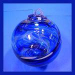 Gazing Ball4: GB24 Silvery Blue & White about 4 inches, 2 for $18