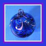 Gazing Ball3: Small GB332 Hanging Ball, Blue, Purple, White 3 inches, 3 for $21