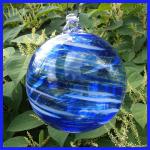 Gazing Ball6: #115 Deep Blue and 6 inches Across, 2 for $24