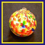 Gazing Ball4: GBcircus4 4 inches, 2 for $18