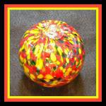 Gazing Ball4: GBconf Hanging Glass Ball, Confetti, 4 inches, 2 for $18