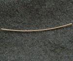 Base Metal Findings: Gold Colored 2 Inch  020 Headpins, 100 pieces