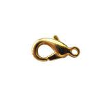 Base Metal Findings: Clasps: Triggers 5 x 10mm Gold Colored, 100 clasps
