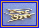 Goldfilled Headpins: 22 gauge 1 Inch, 100 pieces