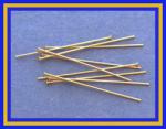 Goldfilled Headpins: 24 Gauge 1 Inch, 100 pieces