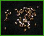 Goldfilled Crimp Tubes 2 x 2mm, 100 pieces