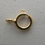 Goldfilled Clasps: Spring Rings 5mm, 10 clasps