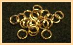 Goldfilled Split Rings 6mm, 100 pieces