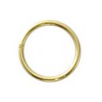 Goldfilled Jump Rings Round 8mm Soldered (closed), a package of ten