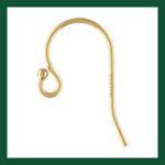 Goldfilled Earwires: French Hooks with Ball End, 100 pieces