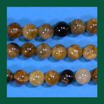 Rounds: Garnet (Green) 10mm Strands 15 - 16 inches