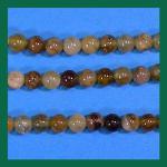 Rounds: Garnet (Green)  4mm Strands 15 - 16 inches