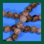 Rounds: Garnet (Green)  6mm Strands 15 - 16 inches