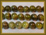 Rounds: Garnet (Green)  8mm Strands 15 - 16 inches