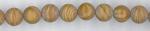 Rounds: Gold Leaf Agate  6mm by the Strand 15 - 16 inches