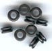 Base Metal Beads: Edgar Allen Gunmetal Double Rings 2 x 5mm, 100 beads