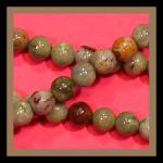 Rounds: Green Opal Chalcedony 6mm Strands 15 - 16 inch strands