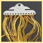 Chain: Gold Plated Chain Mix, a Dozen  30  Inchers