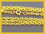 Chain: Gold Plated Link Chain 18 Inches, 10 chains