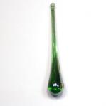 Raindrops: 4 3/4 Inch Glass Green, with a hole for hanging,  4 for $6