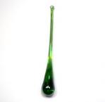 Raindrops: 5 1/2 Inch Green Glass, with a hole for hanging, 4 for $6