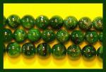 Rounds: Russian Green Chrome Diopside  8mm by the Strand 15 - 16 inches