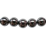 Rounds: Hematite 10mm Strands 15 - 16 inches
