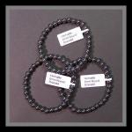 Bracelets: Stretchy Hematite 6mm, 3 for $9