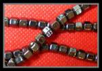 Hematite: Hexagon 5 x 5mm,  15 to 16 inch strands