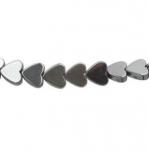 Hematite Hearts 8mm