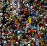 Indian Seed & Bugle Bead Mix, 100 grams (about 3.5 ounces)