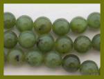 Rounds: Jade, Canadian,  8mm Strands 15 - 16 inches