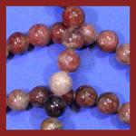 Rounds: Garnet (Kashgar) 8mm Strands 15 - 16 inches