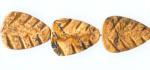 Leaves: 14 x 18mm Picture Jasper Strands 15 - 16 inches