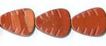 Leaves: 14 x 18mm Red Jasper Strands 15 - 16 inches