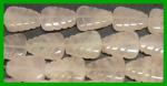 Leaves: 14 x 18mm Rose Quartz Strands 15 - 16 inches