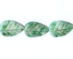 Leaves:  8 x 12mm Jadeite Strands 15 - 16 inches