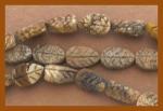 Leaves:  8 x 12mm Picture Jasper Strands 15 - 16 inches