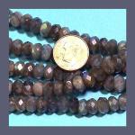 Rondelles: Labradorite Faceted 5 x 8mm by the Strand 15 - 16 inches