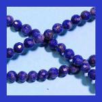 Rounds: Lapis Faceted 6mm by the strand 15 - 16 inches