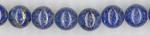 Rounds: Lapis Lazuli  8mm Strands 15 - 16 inches