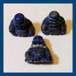 Stone Figurine Buddha: Lapis  3 for $27