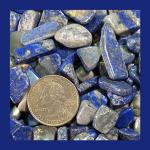 Chips: Undrilled Lapis Large 14 - 16 Ounces