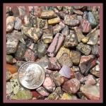 Chips: Undrilled Leopardskin Jasper about 2 pounds